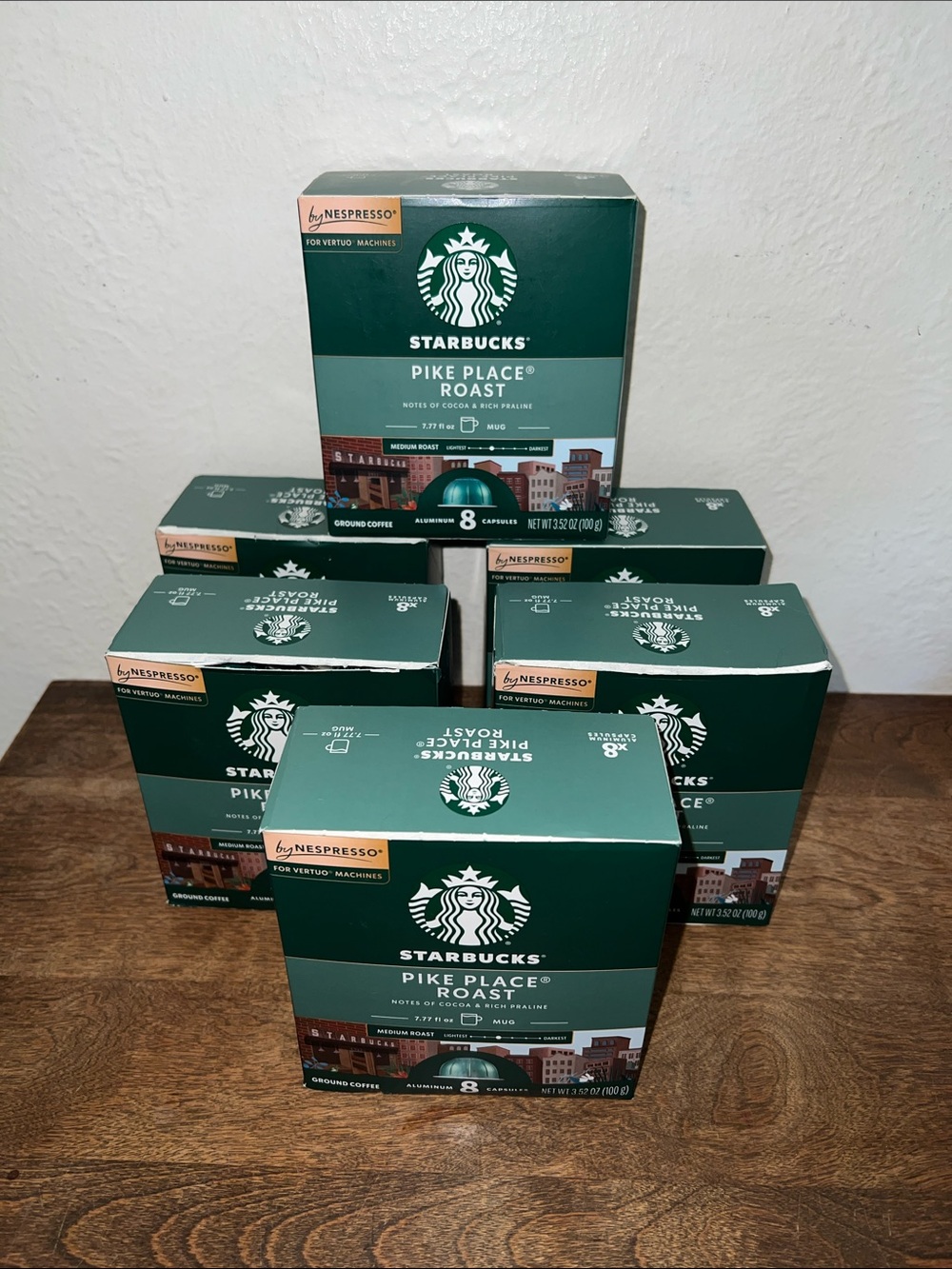 Nespresso Vertuo Starbucks pikes place capsules lot 48